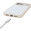 image:imageCasely iPhone 17 Pro Max Case  Citrus Stripes  Poolside Print  Align SoftTouch Flexible Bumper Case  Compatible with MagSafeSunday Best  Blue Stripes