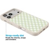image:imageCasely iPhone 17 Pro Max Case  Citrus Stripes  Poolside Print  Align SoftTouch Flexible Bumper Case  Compatible with MagSafeSunday Best  Mint Lattice