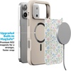 image:imageCasely iPhone 17 Pro Max Case  Citrus Stripes  Poolside Print  Align SoftTouch Flexible Bumper Case  Compatible with MagSafeSunday Best  Pastel Garden