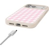 image:imageCasely iPhone 17 Pro Max Case  Citrus Stripes  Poolside Print  Align SoftTouch Flexible Bumper Case  Compatible with MagSafeSunday Best  Pink Plaid