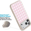 image:imageCasely iPhone 17 Pro Max Case  Citrus Stripes  Poolside Print  Align SoftTouch Flexible Bumper Case  Compatible with MagSafeSunday Best  Pink Plaid