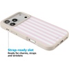 image:imageCasely iPhone 17 Pro Max Case  Citrus Stripes  Poolside Print  Align SoftTouch Flexible Bumper Case  Compatible with MagSafeSunday Best  Pink Stripes