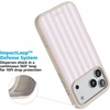 image:imageCasely iPhone 17 Pro Max Case  Citrus Stripes  Poolside Print  Align SoftTouch Flexible Bumper Case  Compatible with MagSafeSunday Best  Pink Stripes