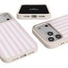 image:imageCasely iPhone 17 Pro Max Case  Citrus Stripes  Poolside Print  Align SoftTouch Flexible Bumper Case  Compatible with MagSafeSunday Best  Pink Stripes