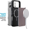 image:imageCasely iPhone 17 Pro Max Case  Citrus Stripes  Poolside Print  Align SoftTouch Flexible Bumper Case  Compatible with MagSafeSunday in Brooklyn  Blue Stripes