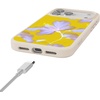 image:imageCasely iPhone 17 Pro Max Case  Citrus Stripes  Poolside Print  Align SoftTouch Flexible Bumper Case  Compatible with MagSafeSunwashed Painted Floral  Hibiscus Haze