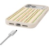 image:imageCasely iPhone 17 Pro Max Case  Citrus Stripes  Poolside Print  Align SoftTouch Flexible Bumper Case  Compatible with MagSafeSweet Stripes  Rainbow Pastel