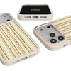 image:imageCasely iPhone 17 Pro Max Case  Citrus Stripes  Poolside Print  Align SoftTouch Flexible Bumper Case  Compatible with MagSafeSweet Stripes  Rainbow Pastel