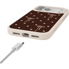 image:imageCasely iPhone 17 Pro Max Case  Citrus Stripes  Poolside Print  Align SoftTouch Flexible Bumper Case  Compatible with MagSafeTeddy Bows  Brown Polka Dot