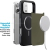 image:imageCasely iPhone 17 Pro Max Case  Citrus Stripes  Poolside Print  Align SoftTouch Flexible Bumper Case  Compatible with MagSafeThe Boyfriend Collection  Army Green