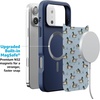 image:imageCasely iPhone 17 Pro Max Case  Citrus Stripes  Poolside Print  Align SoftTouch Flexible Bumper Case  Compatible with MagSafeThe Boyfriend Collection  Blue Mallard  Co
