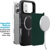 image:imageCasely iPhone 17 Pro Max Case  Citrus Stripes  Poolside Print  Align SoftTouch Flexible Bumper Case  Compatible with MagSafeThe Boyfriend Collection  Forest Green