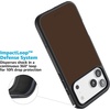 image:imageCasely iPhone 17 Pro Max Case  Citrus Stripes  Poolside Print  Align SoftTouch Flexible Bumper Case  Compatible with MagSafeThe Boyfriend Collection  Espresso Brown