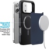 image:imageCasely iPhone 17 Pro Max Case  Citrus Stripes  Poolside Print  Align SoftTouch Flexible Bumper Case  Compatible with MagSafeThe Boyfriend Collection  Slate Blue
