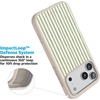 image:imageCasely iPhone 17 Pro Max Case  Citrus Stripes  Poolside Print  Align SoftTouch Flexible Bumper Case  Compatible with MagSafeThe Boyfriend Collection  Linen Stripe