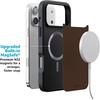 image:imageCasely iPhone 17 Pro Max Case  Citrus Stripes  Poolside Print  Align SoftTouch Flexible Bumper Case  Compatible with MagSafeThe Boyfriend Collection  Espresso Brown