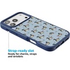 image:imageCasely iPhone 17 Pro Max Case  Citrus Stripes  Poolside Print  Align SoftTouch Flexible Bumper Case  Compatible with MagSafeThe Boyfriend Collection  Blue Mallard  Co