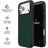 image:imageCasely iPhone 17 Pro Max Case  Citrus Stripes  Poolside Print  Align SoftTouch Flexible Bumper Case  Compatible with MagSafeThe Boyfriend Collection  Forest Green
