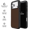 image:imageCasely iPhone 17 Pro Max Case  Citrus Stripes  Poolside Print  Align SoftTouch Flexible Bumper Case  Compatible with MagSafeThe Boyfriend Collection  Espresso Brown