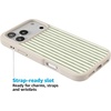 image:imageCasely iPhone 17 Pro Max Case  Citrus Stripes  Poolside Print  Align SoftTouch Flexible Bumper Case  Compatible with MagSafeThe Boyfriend Collection  Linen Stripe