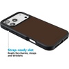 image:imageCasely iPhone 17 Pro Max Case  Citrus Stripes  Poolside Print  Align SoftTouch Flexible Bumper Case  Compatible with MagSafeThe Boyfriend Collection  Espresso Brown