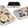 image:imageCasely iPhone 17 Pro Max Case  Citrus Stripes  Poolside Print  Align SoftTouch Flexible Bumper Case  Compatible with MagSafeThe Garden Room  Painted Petals