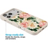 image:imageCasely iPhone 17 Pro Max Case  Citrus Stripes  Poolside Print  Align SoftTouch Flexible Bumper Case  Compatible with MagSafeThe Garden Room  Painted Petals