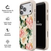 image:imageCasely iPhone 17 Pro Max Case  Citrus Stripes  Poolside Print  Align SoftTouch Flexible Bumper Case  Compatible with MagSafeThe Garden Room  Painted Petals