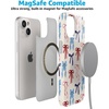 image:imageCasely iPhone 17 Pro Max Case  Marina Lines  Tiny Pinstripe  Compatible with MagSafe  Classic Ultra Thin DesignAmerican Girlie  Red White  Blue Bows