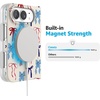 image:imageCasely iPhone 17 Pro Max Case  Marina Lines  Tiny Pinstripe  Compatible with MagSafe  Classic Ultra Thin DesignAmerican Girlie  Red White  Blue Bows