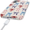 image:imageCasely iPhone 17 Pro Max Case  Marina Lines  Tiny Pinstripe  Compatible with MagSafe  Classic Ultra Thin DesignAmerican Girlie  Red White  Blue Bows