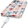 image:imageCasely iPhone 17 Pro Max Case  Marina Lines  Tiny Pinstripe  Compatible with MagSafe  Classic Ultra Thin DesignAmerican Girlie  Red White  Blue Bows