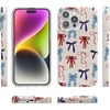 image:imageCasely iPhone 17 Pro Max Case  Marina Lines  Tiny Pinstripe  Compatible with MagSafe  Classic Ultra Thin DesignAmerican Girlie  Red White  Blue Bows