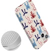 image:imageCasely iPhone 17 Pro Max Case  Marina Lines  Tiny Pinstripe  Compatible with MagSafe  Classic Ultra Thin DesignAmerican Girlie  Red White  Blue Bows
