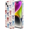 image:imageCasely iPhone 17 Pro Max Case  Marina Lines  Tiny Pinstripe  Compatible with MagSafe  Classic Ultra Thin DesignAmerican Girlie  Red White  Blue Bows
