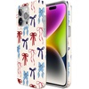 image:imageCasely iPhone 17 Pro Max Case  Marina Lines  Tiny Pinstripe  Compatible with MagSafe  Classic Ultra Thin DesignAmerican Girlie  Red White  Blue Bows