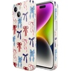 image:imageCasely iPhone 17 Pro Max Case  Marina Lines  Tiny Pinstripe  Compatible with MagSafe  Classic Ultra Thin DesignAmerican Girlie  Red White  Blue Bows