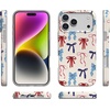 image:imageCasely iPhone 17 Pro Max Case  Marina Lines  Tiny Pinstripe  Compatible with MagSafe  Classic Ultra Thin DesignAmerican Girlie  Red White  Blue Bows