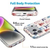image:imageCasely iPhone 17 Pro Max Case  Marina Lines  Tiny Pinstripe  Compatible with MagSafe  Classic Ultra Thin DesignAmerican Girlie  Red White  Blue Bows