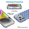 image:imageCasely iPhone 17 Pro Max Case  Marina Lines  Tiny Pinstripe  Compatible with MagSafe  Classic Ultra Thin DesignCoastal Blues  Denim Stars