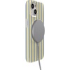 image:imageCasely iPhone 17 Pro Max Case  Marina Lines  Tiny Pinstripe  Compatible with MagSafe  Classic Ultra Thin DesignCoastline Stripes  Blue  Yellow