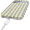 image:imageCasely iPhone 17 Pro Max Case  Marina Lines  Tiny Pinstripe  Compatible with MagSafe  Classic Ultra Thin DesignCoastline Stripes  Blue  Yellow