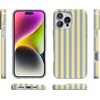 image:imageCasely iPhone 17 Pro Max Case  Marina Lines  Tiny Pinstripe  Compatible with MagSafe  Classic Ultra Thin DesignCoastline Stripes  Blue  Yellow