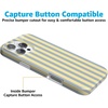 image:imageCasely iPhone 17 Pro Max Case  Marina Lines  Tiny Pinstripe  Compatible with MagSafe  Classic Ultra Thin DesignCoastline Stripes  Blue  Yellow