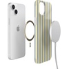 image:imageCasely iPhone 17 Pro Max Case  Marina Lines  Tiny Pinstripe  Compatible with MagSafe  Classic Ultra Thin DesignCoastline Stripes  Blue  Yellow