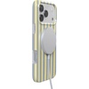 image:imageCasely iPhone 17 Pro Max Case  Marina Lines  Tiny Pinstripe  Compatible with MagSafe  Classic Ultra Thin DesignCoastline Stripes  Blue  Yellow