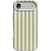 image:imageCasely iPhone 17 Pro Max Case  Marina Lines  Tiny Pinstripe  Compatible with MagSafe  Classic Ultra Thin DesignCoastline Stripes  Blue  Yellow