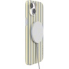 image:imageCasely iPhone 17 Pro Max Case  Marina Lines  Tiny Pinstripe  Compatible with MagSafe  Classic Ultra Thin DesignCoastline Stripes  Blue  Yellow