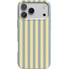 image:imageCasely iPhone 17 Pro Max Case  Marina Lines  Tiny Pinstripe  Compatible with MagSafe  Classic Ultra Thin DesignCoastline Stripes  Blue  Yellow