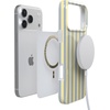 image:imageCasely iPhone 17 Pro Max Case  Marina Lines  Tiny Pinstripe  Compatible with MagSafe  Classic Ultra Thin DesignCoastline Stripes  Blue  Yellow